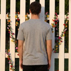 Bamboo Cotton Tee — Ash