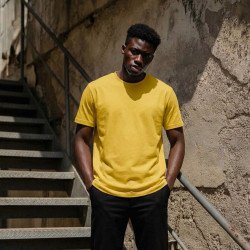 Bamboo Cotton Tee — Marigold