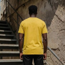 Bamboo Cotton Tee — Marigold