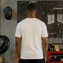 Bamboo Cotton Tee — Cloud