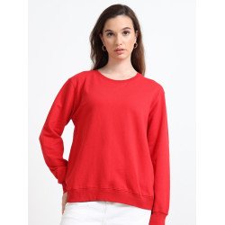 SWEATSHIRT | WOMEN | FIRE RED