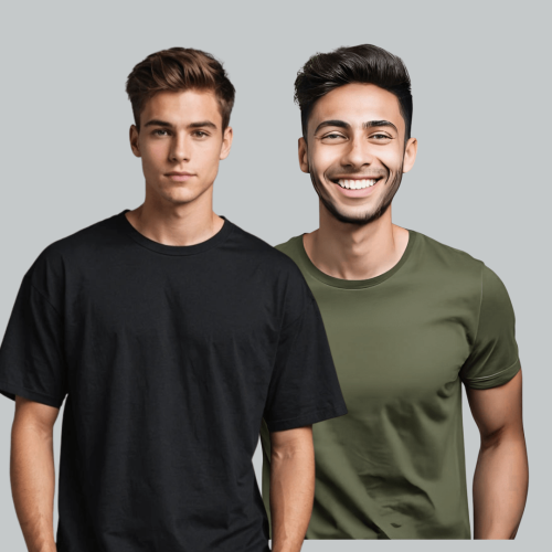 Round Neck | Mens | Packof2 | Combo 5
