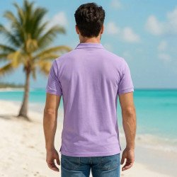 Golfer | Mens Polo | Lavender