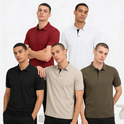 Pick Any 3: Golfer Polo T-Shirt Combo