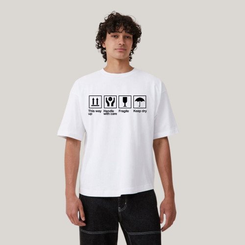 Round Neck | White | Instructions