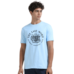 Round Neck | Sky| The Last Word