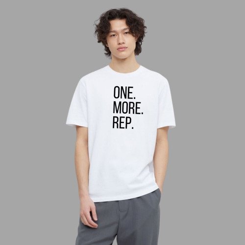 Round Neck | White | One More Rep