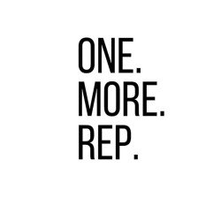 Round Neck | White | One More Rep