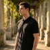 Golfer Mens Polo - Black