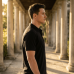 Golfer Mens Polo - Black