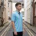 Golfer Mens Polo - Skyblue