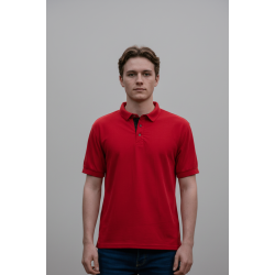 Golfer Mens Polo - Blazing Red