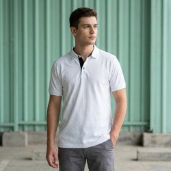 Golfer Mens Polo - White