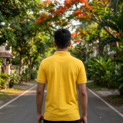 Golfer Mens Polo - Banana Yellow