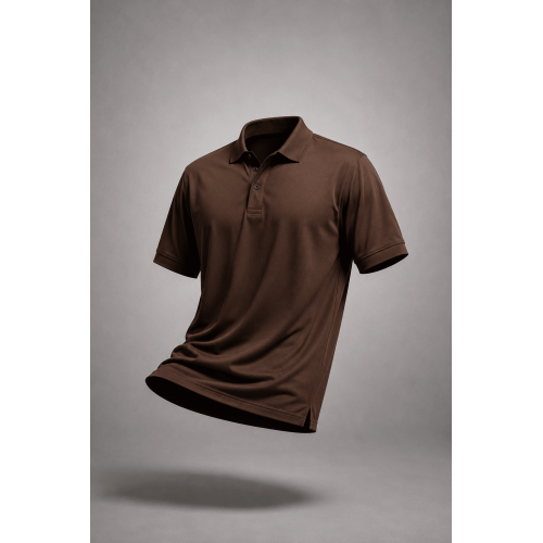 Golfer Mens Polo - Coffee