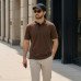 Golfer Mens Polo - Coffee