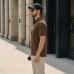 Golfer Mens Polo - Coffee