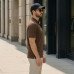 Golfer Mens Polo - Coffee