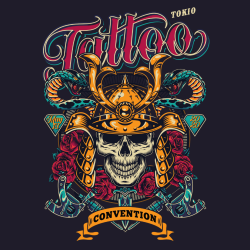 Oversized Men Black - Tattoo