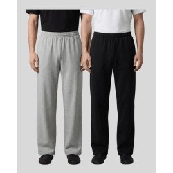 Pack of 2 Black & Grey Cotton Parallel Pants