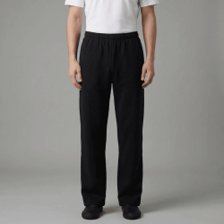 Pack of 2 Black & Grey Cotton Parallel Pants