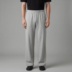 Pack of 2 Grey Cotton Parallel Pants