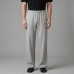 Pack of 2 Grey Cotton Parallel Pants