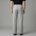Pack of 2 Grey Cotton Parallel Pants