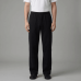 Pack of 2 Black Cotton Parallel Pants