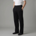 Pack of 2 Black Cotton Parallel Pants
