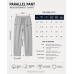 Pack of 2 Black Cotton Parallel Pants