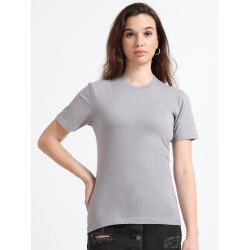 Women's Everyday Cotton Top - Grey