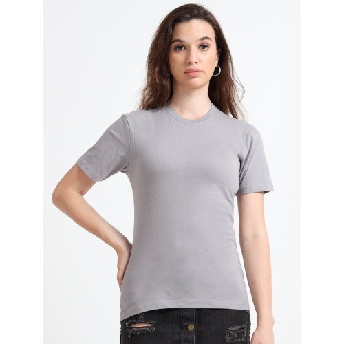 Women's Everyday Cotton Top - Grey