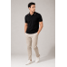 Premium Polo Striped Collar