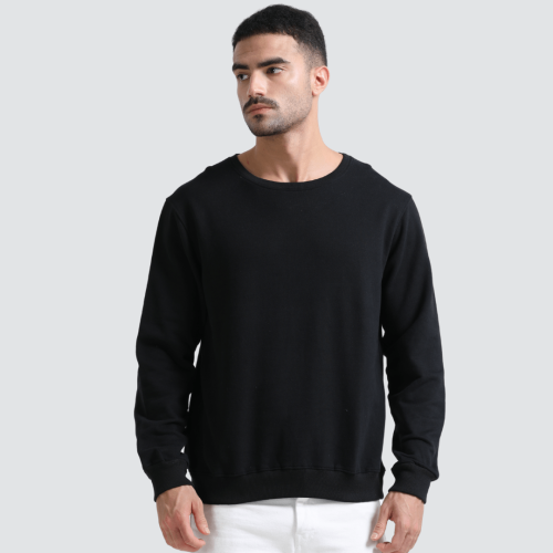 Sweatshirt Mens - Black